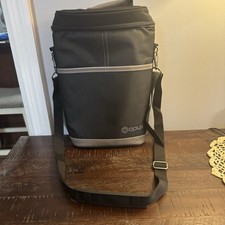 Wine Carrier Tote Bag Insulated 2 Bottle Cooler Carrying Case for Travel Opux