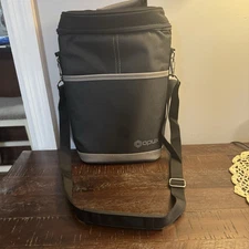 Wine Carrier Tote Bag Insulated 2 Bottle Cooler Carrying Case for Travel (Opux)