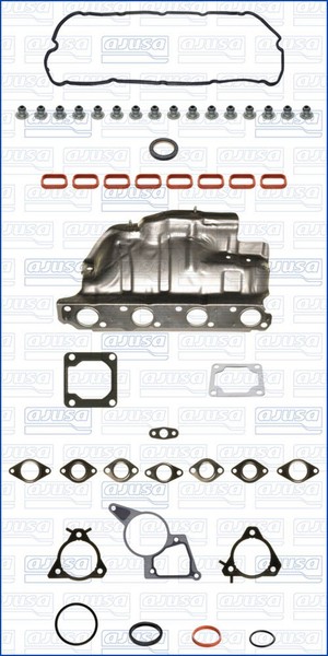 Dichtungssatz Zylinderkopf Ajusa 53030100 FüR Transit Ford Bus Tourneo F_E_ F_F_-image