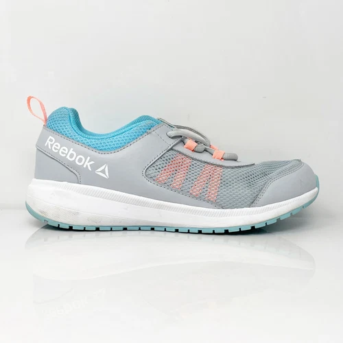 Reebok Girls Road Supreme CN4197 Gray Running Shoes Sneakers Size 6