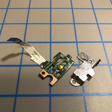 HP 15-f010wm Power Button Board With Ribbon Cable And Mounting Bracket