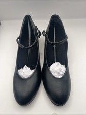 Capezio 550 Junior Footlight Black Size 6n Tap Shoe Dance