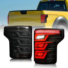 LED Tail Lights For Ford F-150 2015-2019 Turn Signal DRL Rear Lamps Assembly