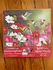 NEW SEALED SunsOut Puzzle COSMOS HUMMINGBIRD 500 Piece