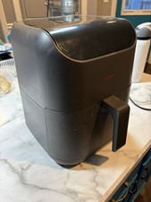 CRUXGG 6Qt Electric Air Fryer 1500W, Gray