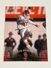 2011 Upper Deck University of Oklahoma Football #59 - Tim Duncan - Sooners
