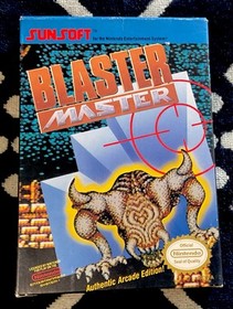 Blaster Master NES CIB ottime condizioni completo di scatola gioco Nintendo