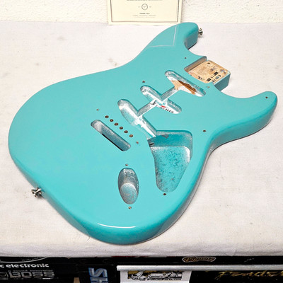 2024 Fender Eric Johnson Strat Alder Body - 50s Tropical Turquoise Nitro Guitar
