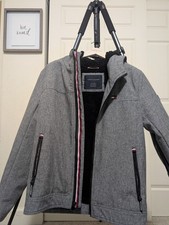 Tommy Hilfiger Men Softshell Jacket S Gray Sh...