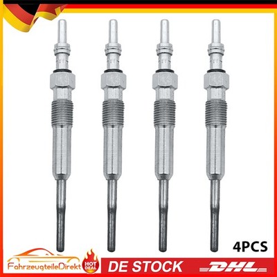 Glühkerzen Set 4x M10x1,0 5V 10A PIN-Anschluss für Audi Seat Skoda VW TDI