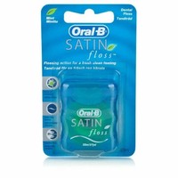 12 x Oral-B Satin Floss Mint Dental Floss  - 25m - Dental Waxed Floss
