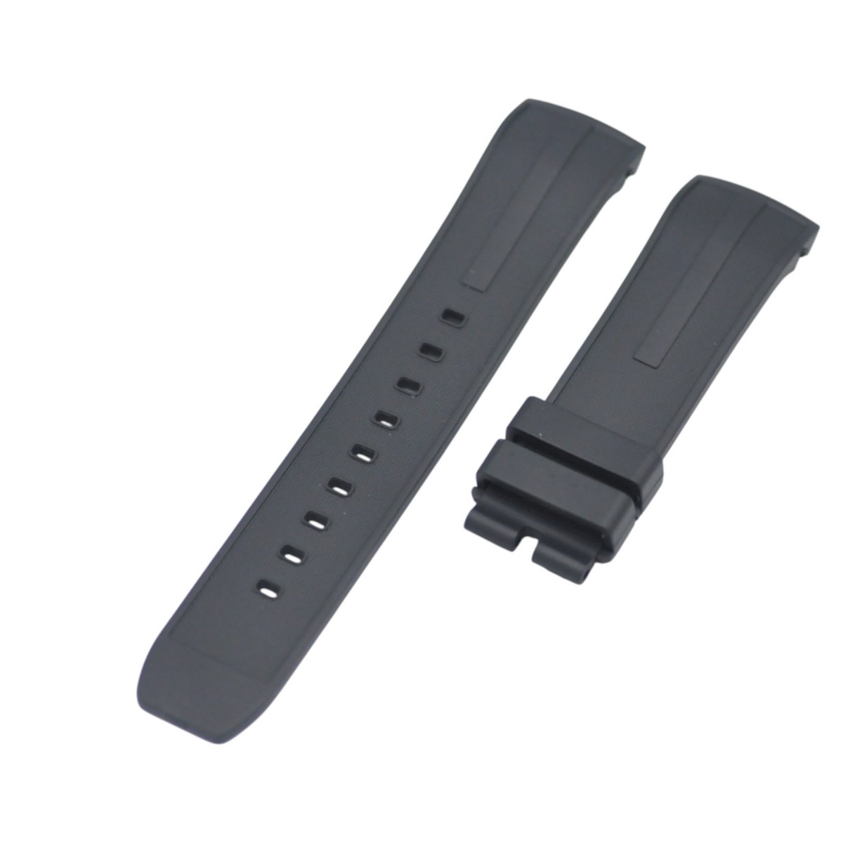 22mm Black Rubber Watch Strap For Tag Heuer Formula 1 CAZ101AZ