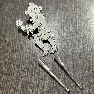 Becenti Kachina MudHead Sterling Silver Bolo And Tips Only