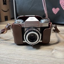 Zeiss Ikon Contaflex w/Zeiss Ikon Pantar 2,8/45 Lens  Case asis 