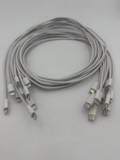 Genuine Apple Braided USB-C Lightning Cable 1m Silver MUQ93AM/A - 10 Pack