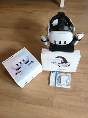 Meta Quest 3 128GB Standalone VR-Headset Weiß, 120 Hz, 110° Sichtfeld