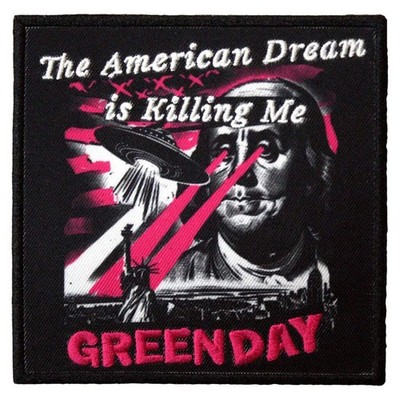 Green Day Patch · American Dream · Band Aufnäher · Offizieller Merch
