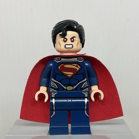 LEGO DC sh0077 Superman Red Eyes on Reverse Minifigure 76003 76009 76002