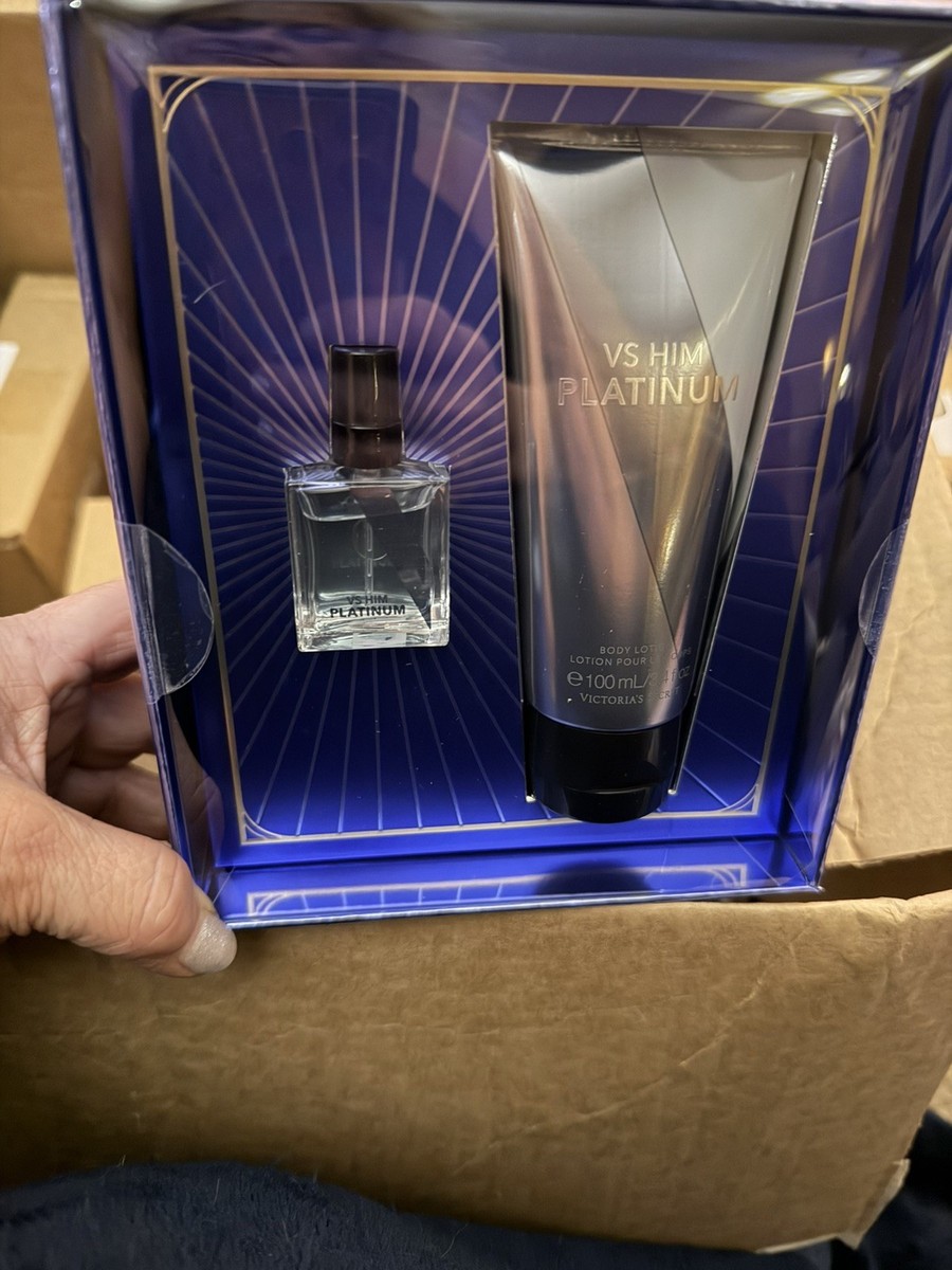 Victoria's Secret VS HIM PLATINUM .25 OZ &LOTION 3.4 OZ 2 Piece