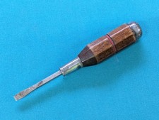 Vintage Proto 9702 Wooden Handle Red-line 2-38 Flat Screwdriver Los Angeles