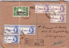 1947 Freetown Sierra Leone Registered Mail Cover To Chicago Illinois IL USA — photo 1