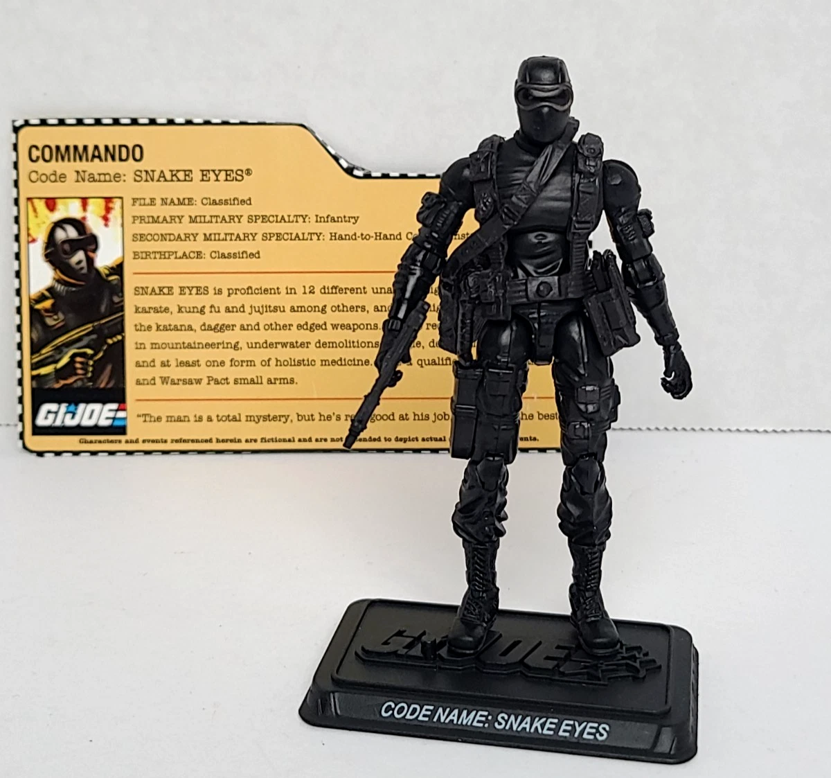 Las mejores ofertas en Figuras de acción de GI Joe Snake Eyes | eBay
