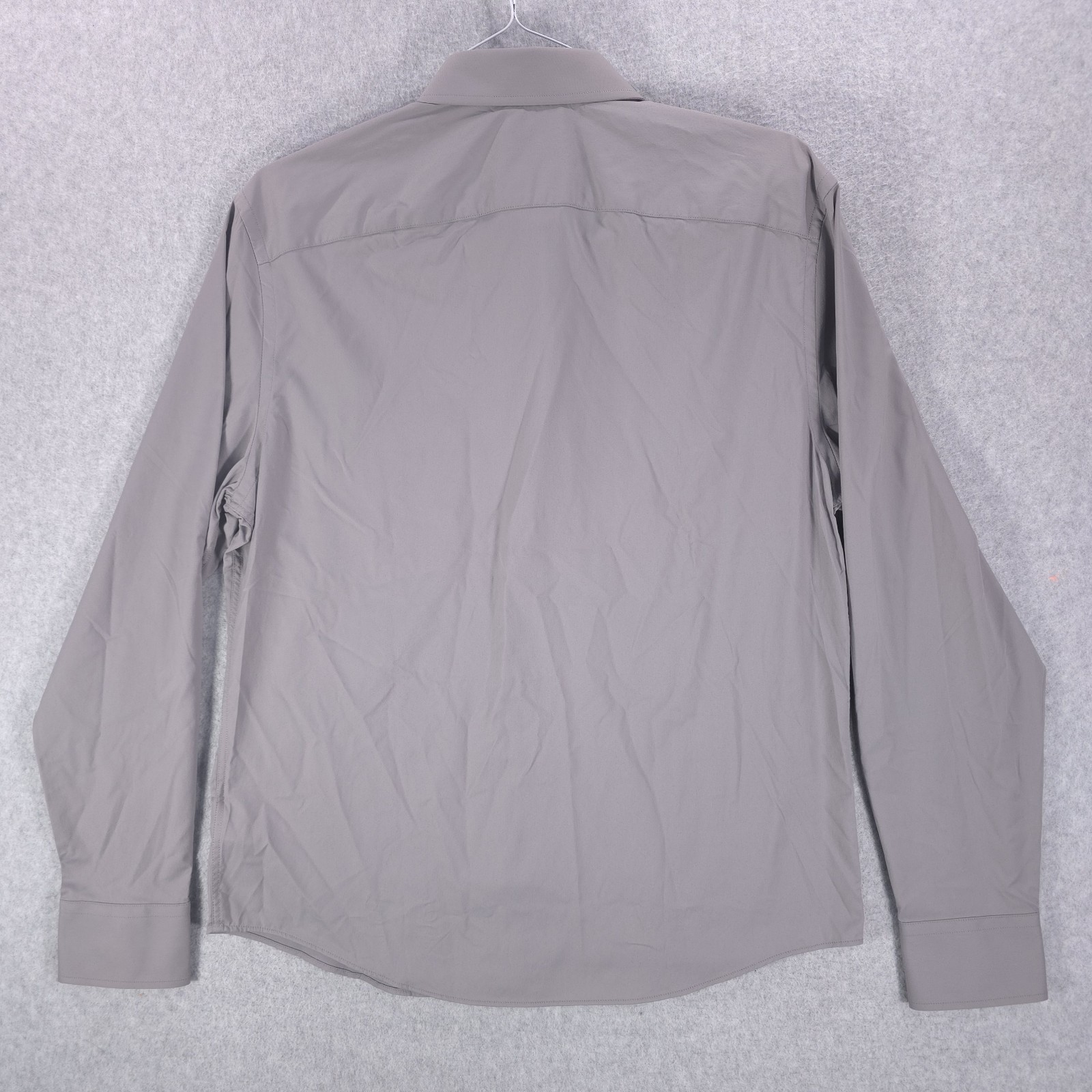 Untuckit Gironde Regular Gray Button Performance … - image 2