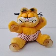 RARE Vtg DAKIN Garfield "Stuck On You Plush Red Hot Lover" Window Cling NWOT
