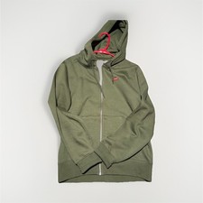 Levi's Green Standard Fit Full Zip Fleece Hoodie XS Hooded Pockets Men s