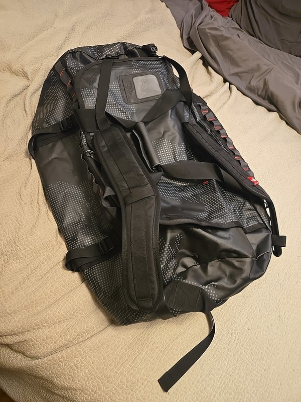 The North Face RU14 Black Large Duffle Backpack