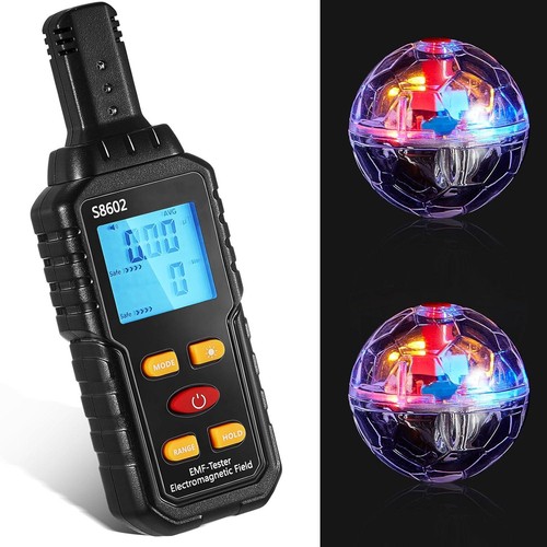 Ghost Hunting Equipment Kit, Emf Meter With 2 Motion Light Up Cat Balls, Emf Up - Picture 10 of 12