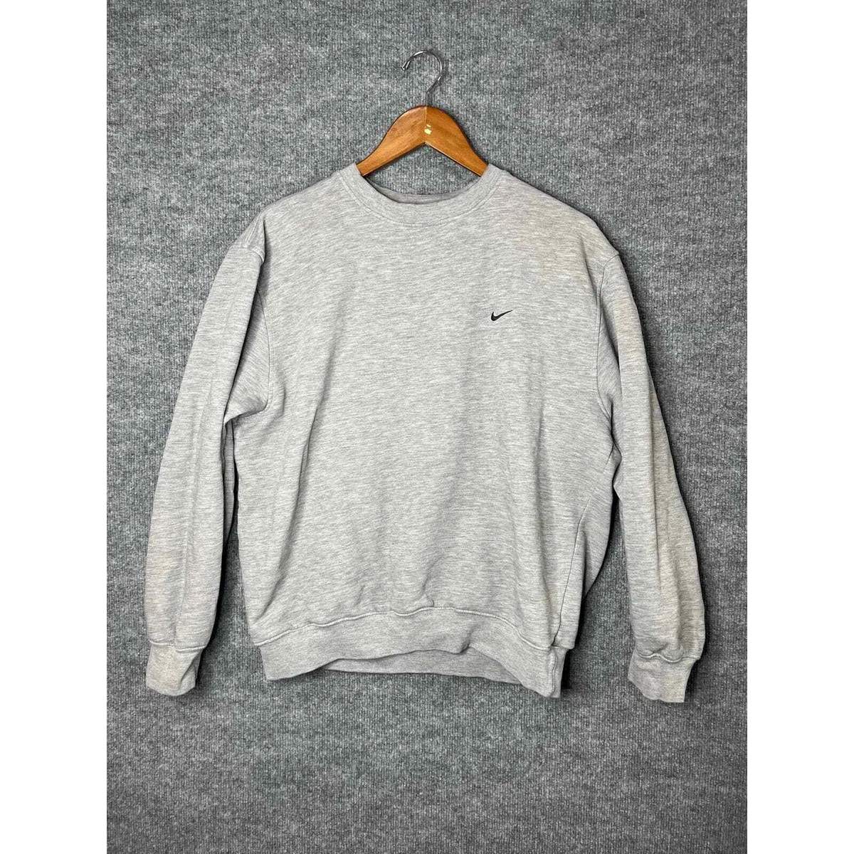 Vintage Nike y2k grey sweater crewneck adult size large eBay