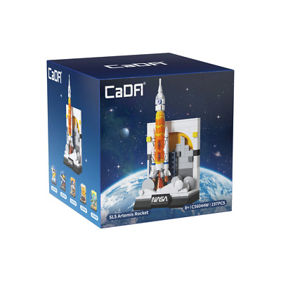 CaDA Bricks NASA SLS Artemis Rakete 197 Teile Ziegel Modellbausatz C56044W