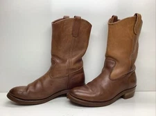 VTG MENS CHIPPEWA WORK BROWN BOOTS SIZE 7.5 D