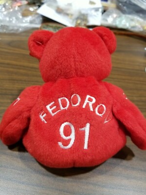SALVINO'S BAMMERS SERGEI FEDOROV #91 BEANIE 1999 DETROIT RED WINGS
