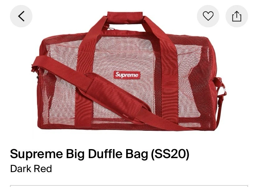 Sac de voyage Supreme Big Mesh, SS20, NEUF