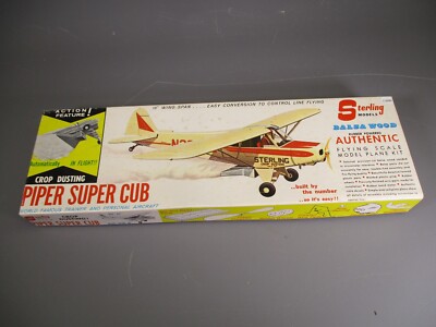 Maquette Avion Balsa Sterling A7 Piper Super Cub - 18" Envergure - Occasion