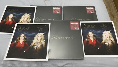 Bananarama Signed - Glorious Boxset (3 X Vinyl LPs In Red, Book) + Signed Litho