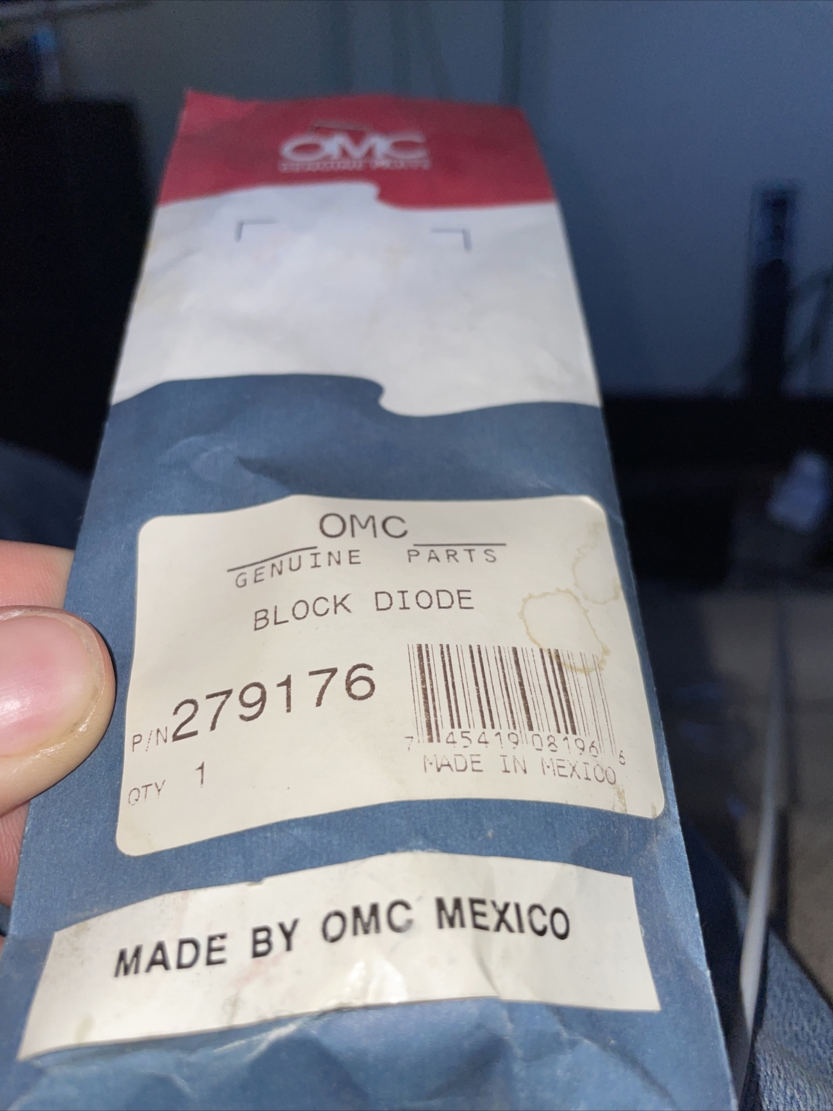 279176 Johnson EVINRUDE OMC Block Diode 0279176 OEM NOS for sale 