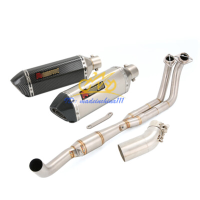 Whole Exhaust Header Link Tube 51mm Muffler Pipe For BMW C650GT C600 SPORT 12-15
