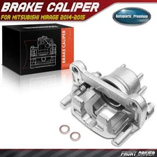 Front Passenger RH Disc Brake Caliper w/ Bracket for Mitsubishi Mirage 2014-2015
