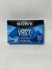 New Sony VHS-C Premium Grade Video Camcorder Tape 30/90 Min TC-30VHGL Recording