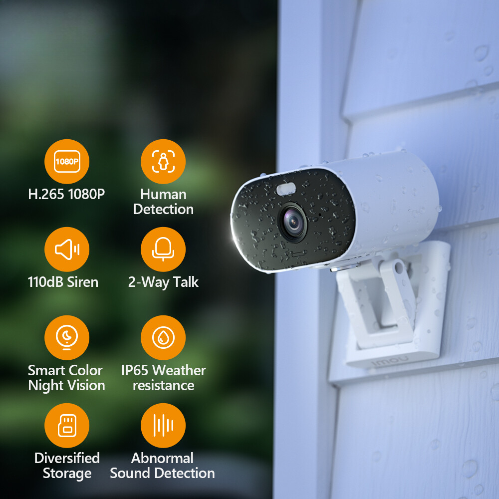 Security Camera Wi-Fi IP Surveillance Colorful Night Vision Monitor Two-way Home-image