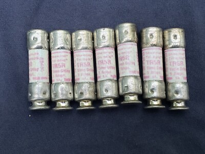 (7Pc Lot) Shawmut Tri-onic TR5S 250V Time Delay Current  Limiting Class RK5...
