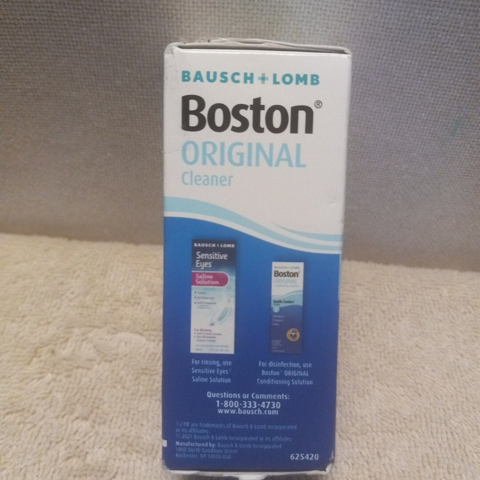 Bausch And Lomb Boston Original Contact Lens Cleaner Open Box eBay