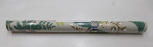 RIFLE PAPER CO. Durable Washable Peacock Wallpaper Non-Pasted Strippable Neutral