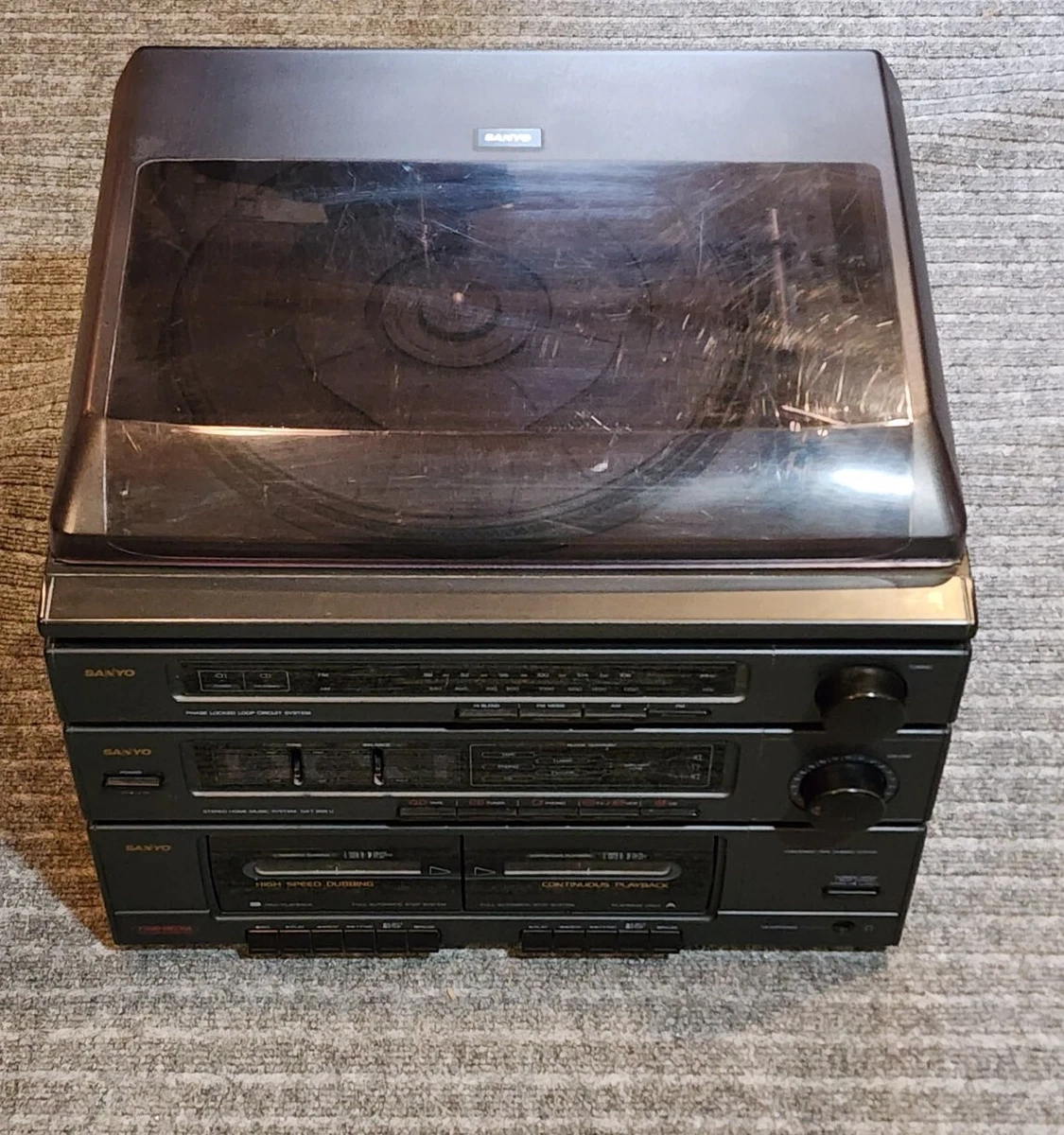 Sanyo GXT909U Stero Home Music System Fully Tested Free Shipping