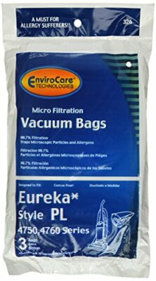 12 Eureka Electrolux Style PL Upright Vacuum Bags,