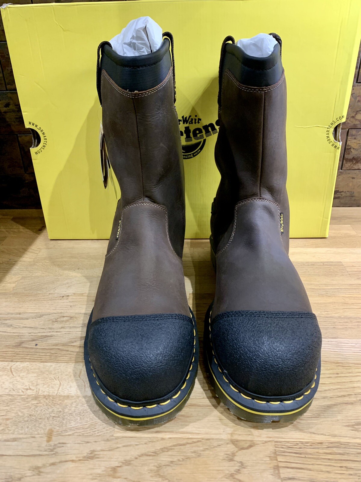 Dr Martens Firth S3 Waterproof Rigger (site Safety Boot)Brown Size Uk