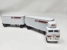 CEX Con-Way Eastern Express Double Tractor Trailer Scale 1:87 BUF